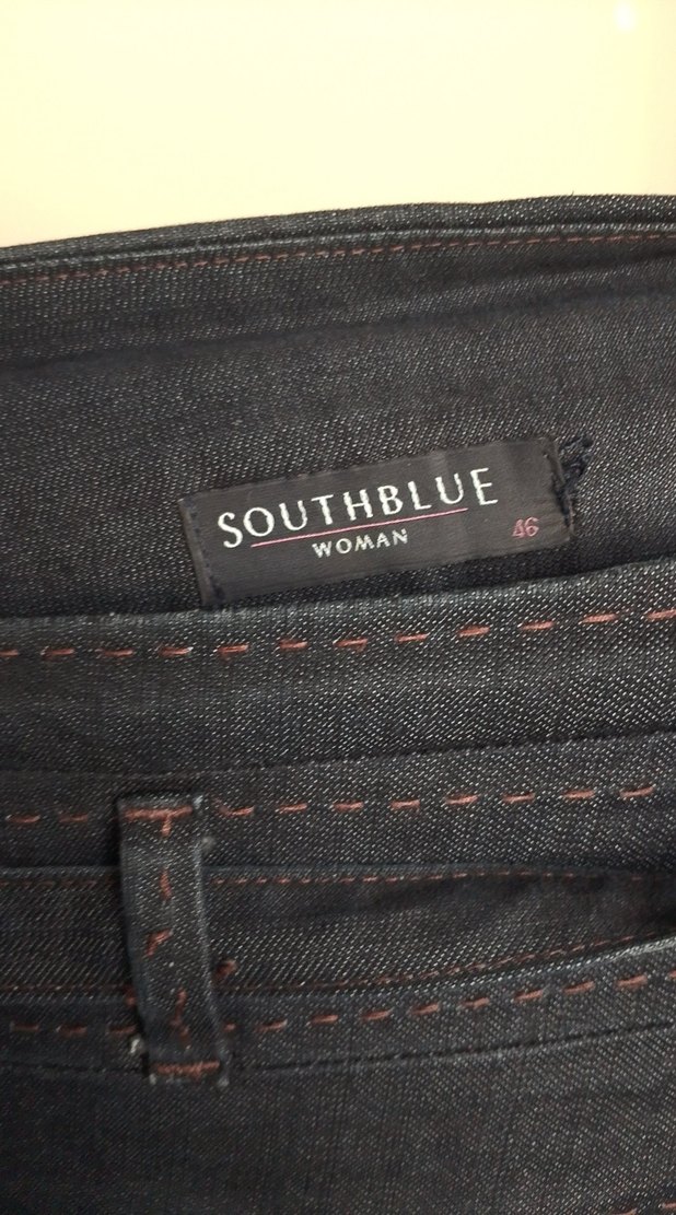 Lacivert Pilili Hamile Midi Etek - Görsel 3