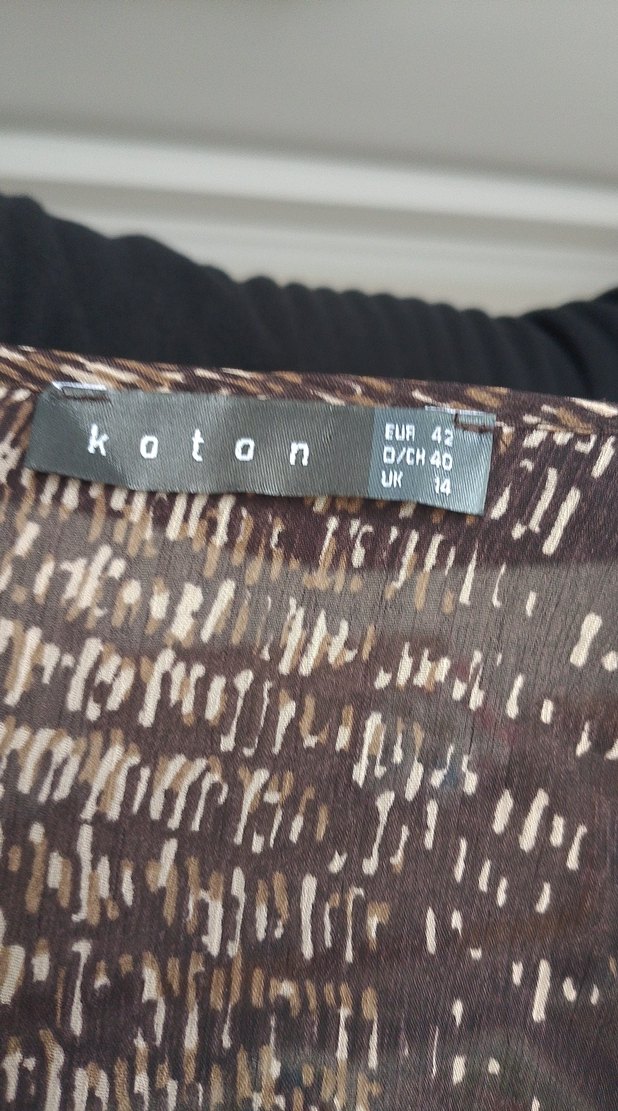 Bohem Tarzı Uzun Bağlama Desenli Hamile Tuniği - Görsel 3