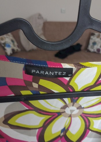 Bohem Çok Renkli Uzun Hamile Tunik - Görsel 3