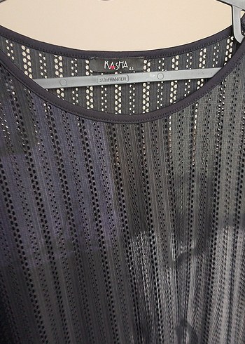 Siyah Dantel Detaylı Kadın Bluz - Görsel 2