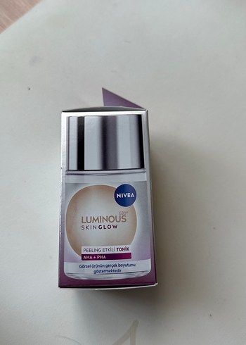 Nivea Luminous Skin Glow Peeling Etkili Tonik 100 ml - Görsel 2