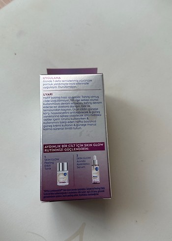 Nivea Luminous Skin Glow Peeling Etkili Tonik 100 ml - Görsel 3