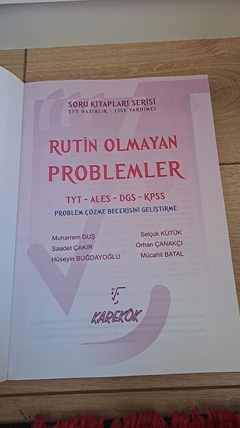  problemler karekök yayinlari ( tyt-ales-dgs-kpss)