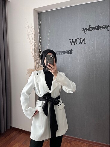 Diğer Blazer ceket beyaz