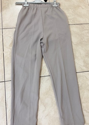 Gri Midi Kadın Kumaş Pantolon ETİKETLİ ZARAR FİYAT - Görsel 2