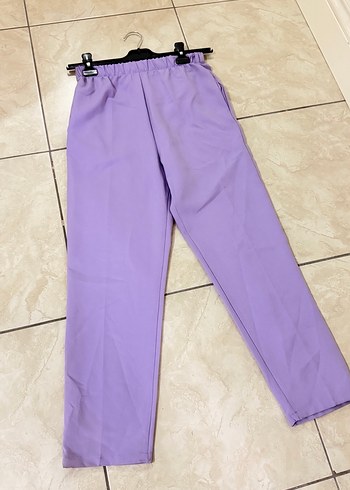 ZARAR FİYAT Lila  Kadın Kumaş Pantolon - Görsel 2