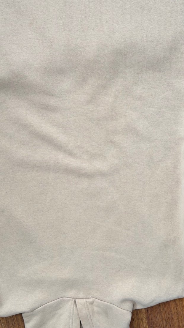 Bej Kapüşonlu swat elbise - Görsel 4