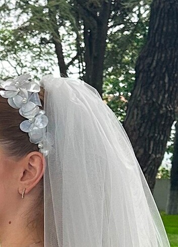 Beden beyaz Renk Gelin Tacı