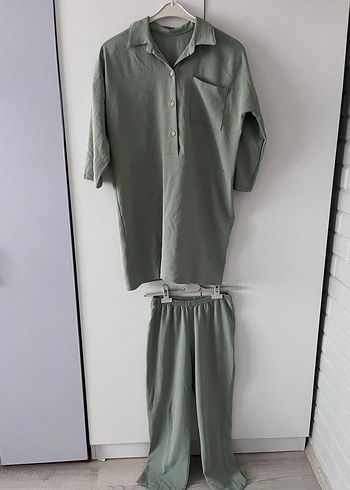 Erkek Loose Fit Midi Pijama Takımı