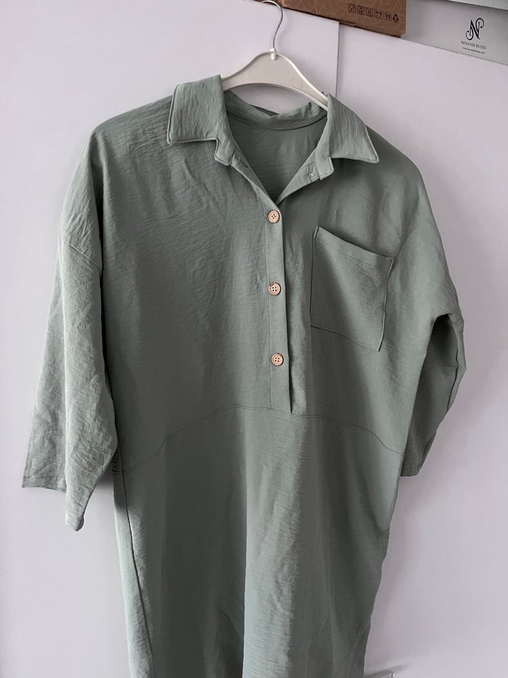 Erkek Loose Fit Midi Pijama Takımı - Görsel 2