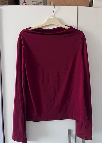 Bordo Kadın Bluz - Görsel 2