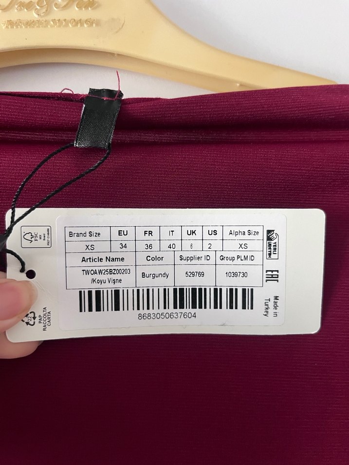 Bordo Kadın Bluz - Görsel 4