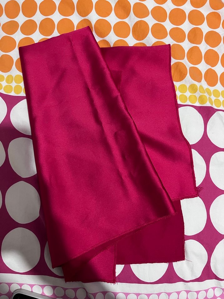 Bordo Saten Uzun Kollu Uzun Elbise. (Eşarbı yanında hediyedir) - Görsel 4