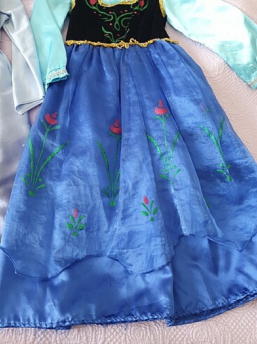 Diğer Anna elbisesi frozen