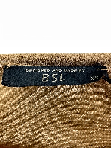 xs Beden kahverengi Renk BSL FASHION Bluz %70 İndirimli.