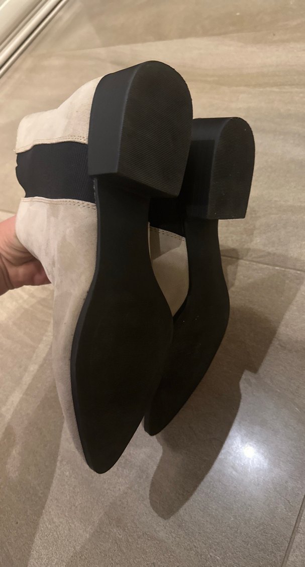 Bej Süet Kadın Bot - Görsel 4