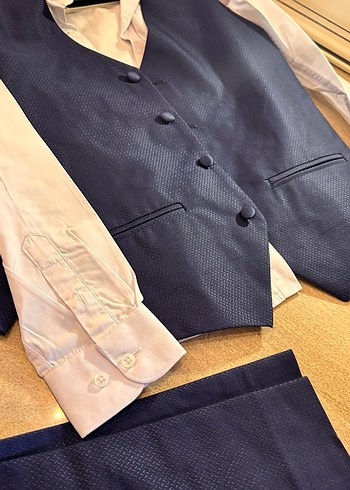 Çocuk Lacivert Regular Fit Takım Elbise - Görsel 2