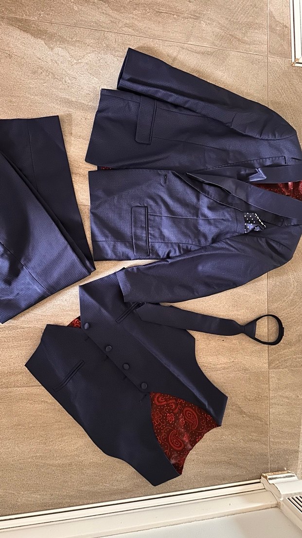 Klasik Lacivert çocuk Takım Elbise - Görsel 2