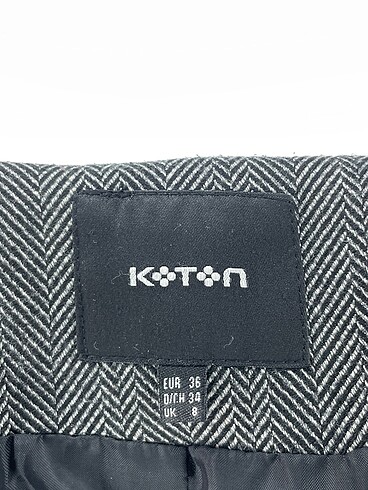 36 Beden siyah Renk Koton Blazer %70 İndirimli.
