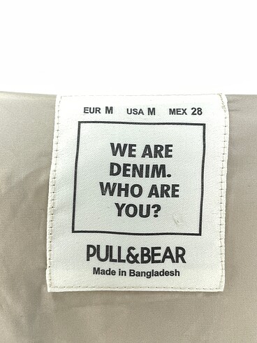 m Beden çeşitli Renk Pull and Bear Kot Ceket %70 İndirimli.
