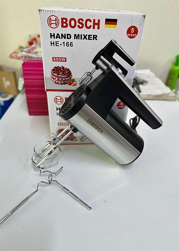 Bosch HE-166 800W 5 Hızlı El Mikseri