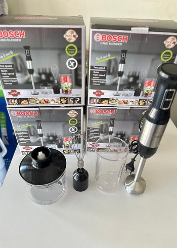 Bosch Siyah El Blender Seti