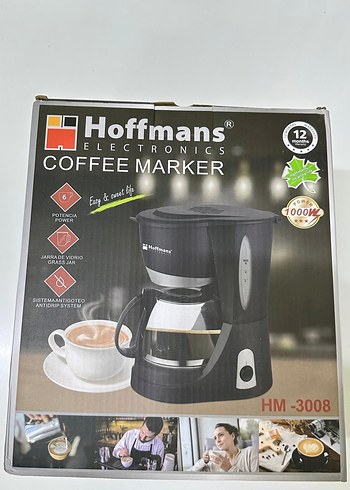 Hoffmans Siyah Kahve Makinesi - Görsel 6