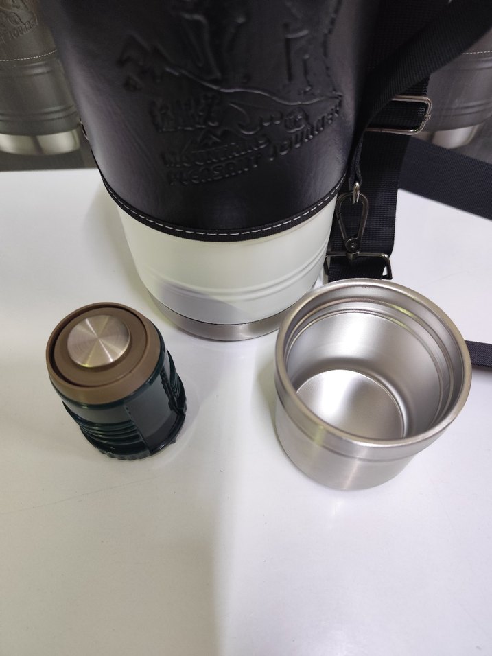 Stanley Termos Matara Beyaz Gri - Görsel 2