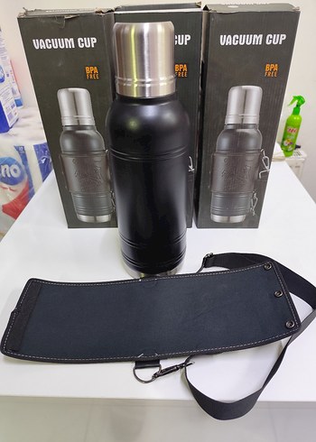 Siyah Çocuk Termos Matara BPA'sız - Görsel 5