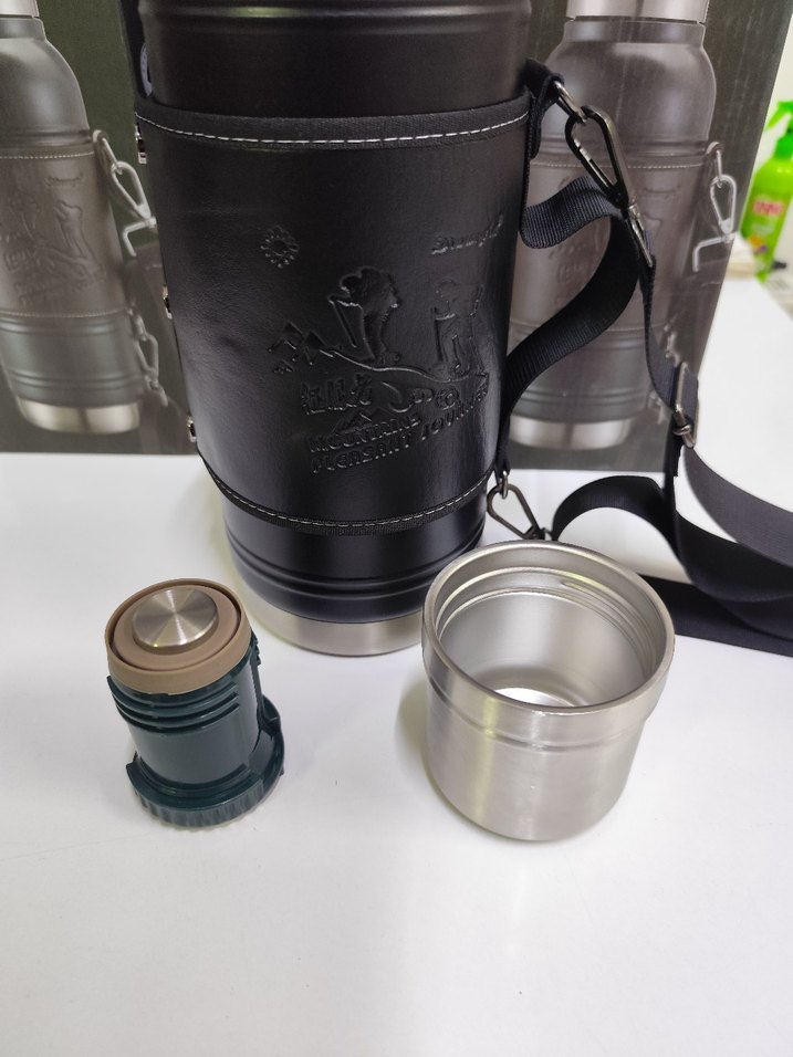 Siyah Çocuk Termos Matara BPA'sız - Görsel 2