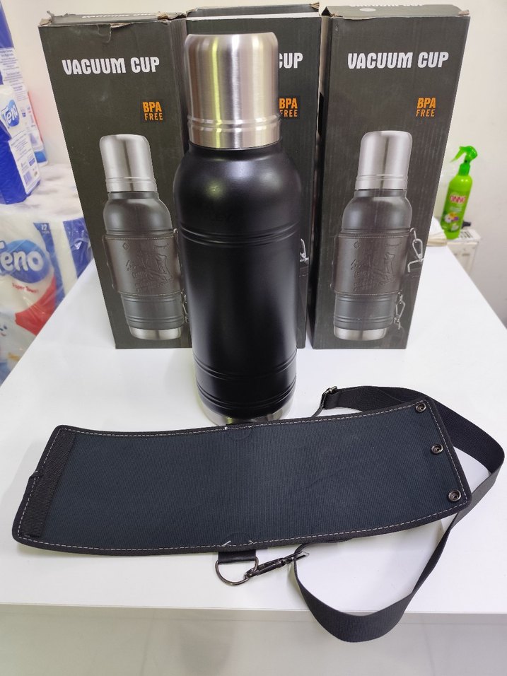 Siyah Çocuk Termos Matara BPA'sız - Görsel 5