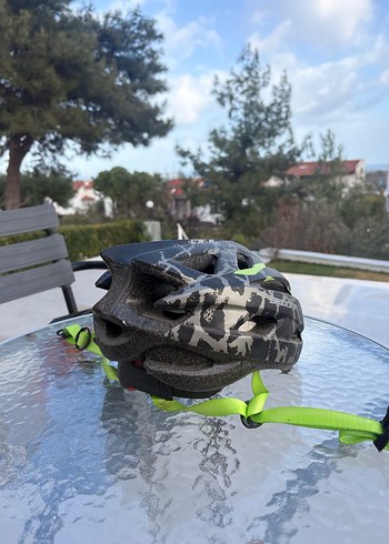 Yılan Desenli Yeşil Biker Kask - Görsel 4