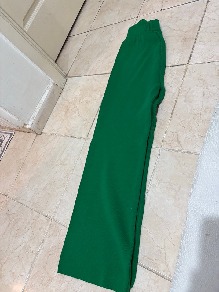 Yeşil Kadın Rahat Kesim Eşofman Altı - Görsel 2