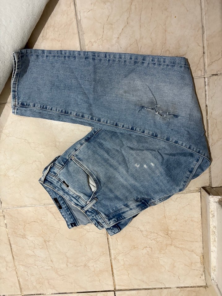 Gri Renkli Dar Kesim Midi Boy erkek Kot Pantolon - Görsel 2