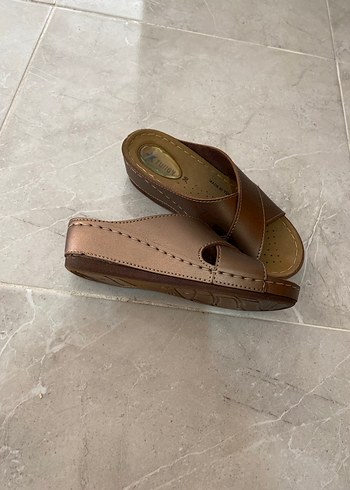 TWIGY Kahverengi  Kadın Dolgu Topuk Terlik - Görsel 3