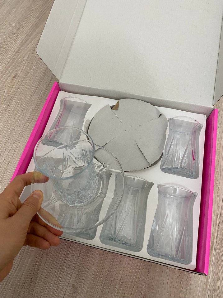 6 Parça İnce Belli Çay Takımı - Görsel 3