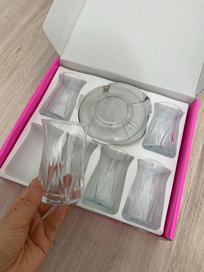 6 Parça İnce Belli Çay Takımı - Görsel 5