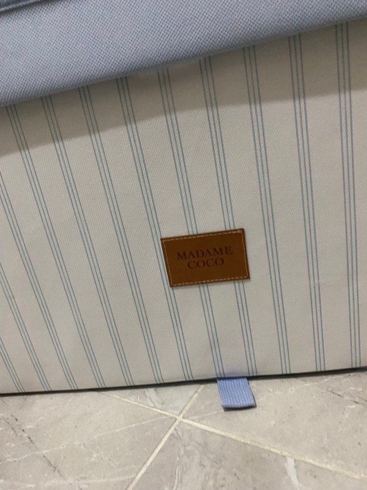 Mavi beyaz renk Katlanabilir hurç - Görsel 2