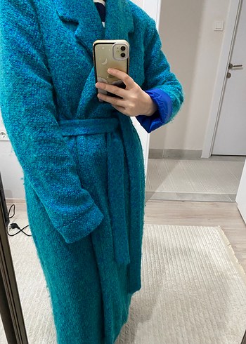 Klasik & Zamansız | Buklet Kumaş Uzun Kaban - Görsel 6