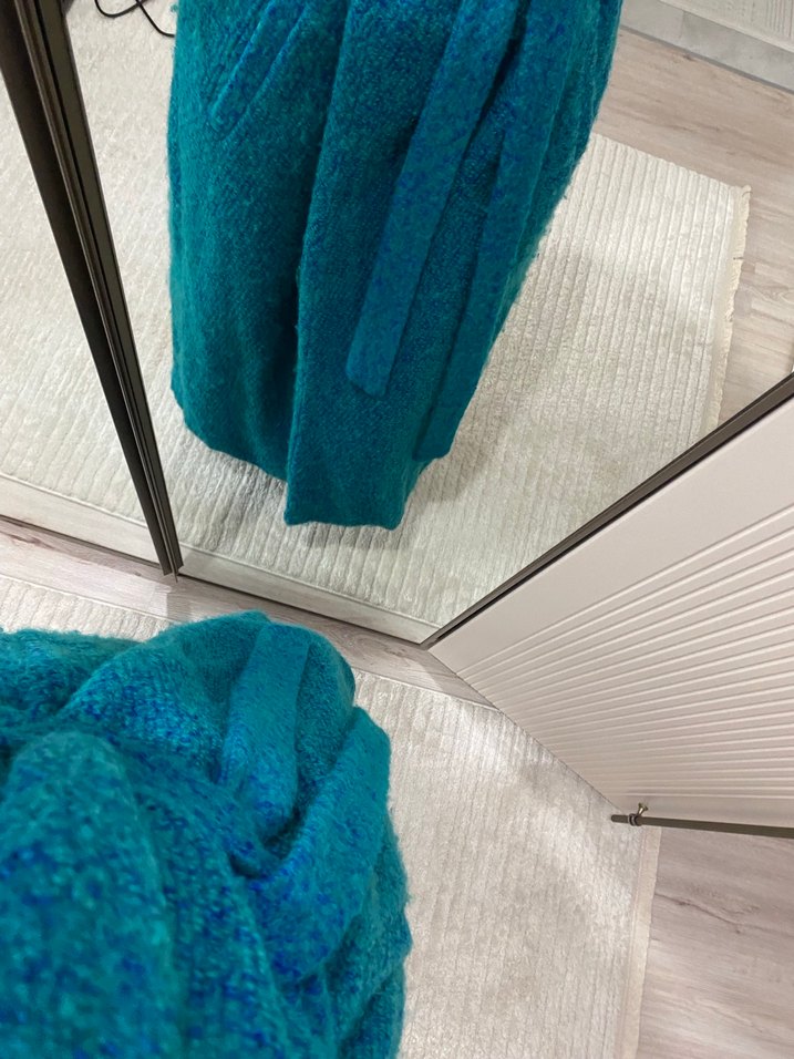 Klasik & Zamansız | Buklet Kumaş Uzun Kaban - Görsel 2