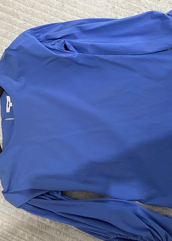 Koton Balon Kol Bluz | Fiyonk Detaylı, Büzgülü Kol - Görsel 6