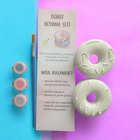 Beden Renk Kuromi / Astronot / Hayvanlar Boyama Seti