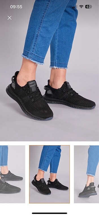 38 Beden Tony Black Spor Ayakkabı