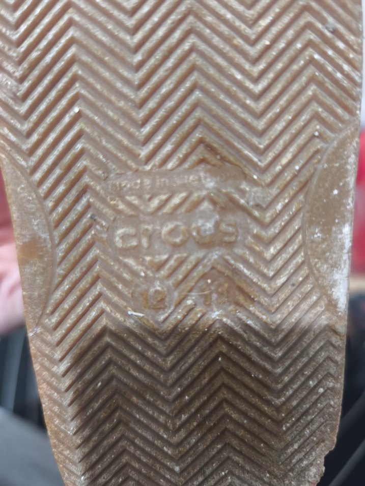 crocs kız Çocuk Pembe Cırtlı Terlik - Görsel 2