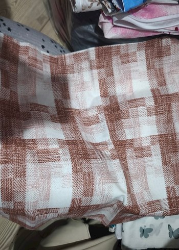 Kırmızı Kalp Desenli Beyaz yastık kılıfı - Görsel 7