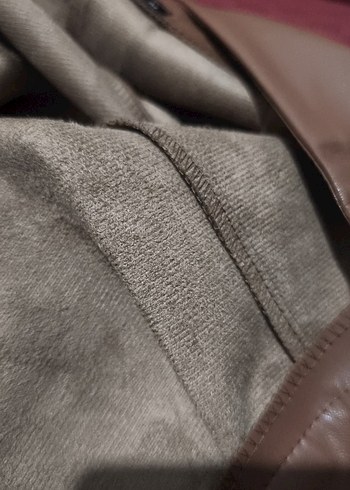 Kahverengi Parlak Deri Kadın Pantolon - Görsel 6