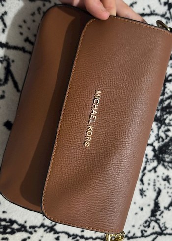 Michael Kors Deri Kahverengi Kadın Çapraz Çanta