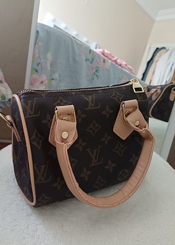 Yves Saint Laurent Kahverengi Deri Kadın El Çantası