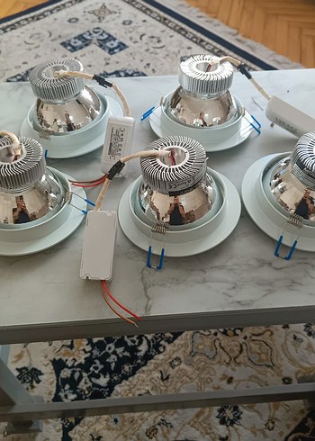 Diğer 5 Adet Beyaz Yuvarlak Gömme LED Spot Lambalar