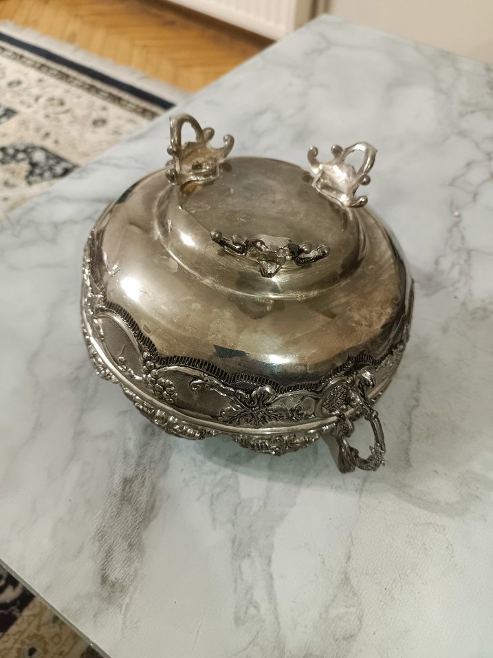 alman gümüşü şekerlik - Görsel 5